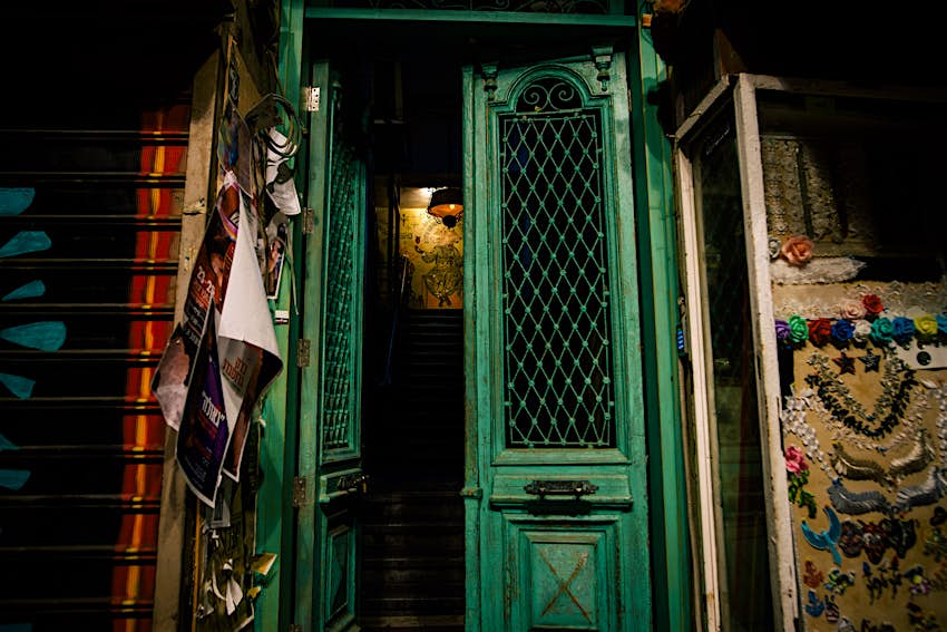 Entrance to the Prince bar in Tel Aviv, Israel © The Prince