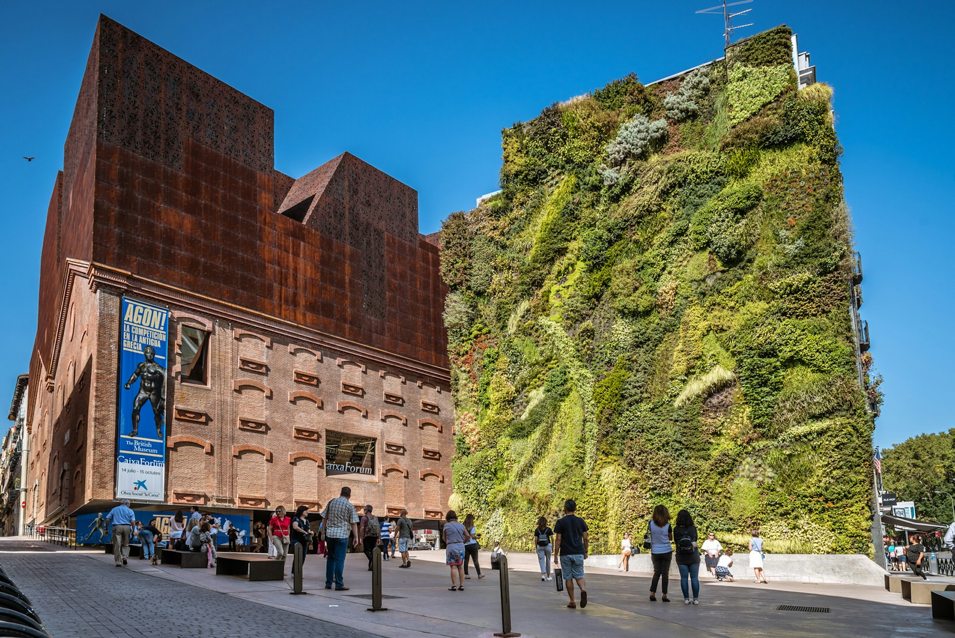 The foliage-clad Caixa Forum is one of Cassandra's favourite arts spaces in Madrid © JJFarq / Shutterstock