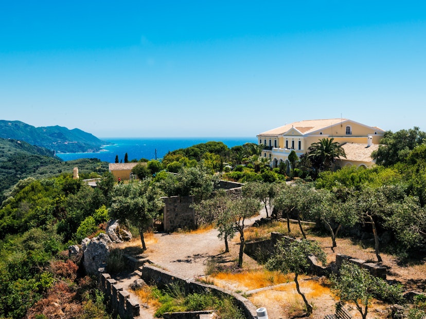 Traditional landscape near Kaiser's Throne on the island of Corfu © Elena Pavlovich / Shutterstock