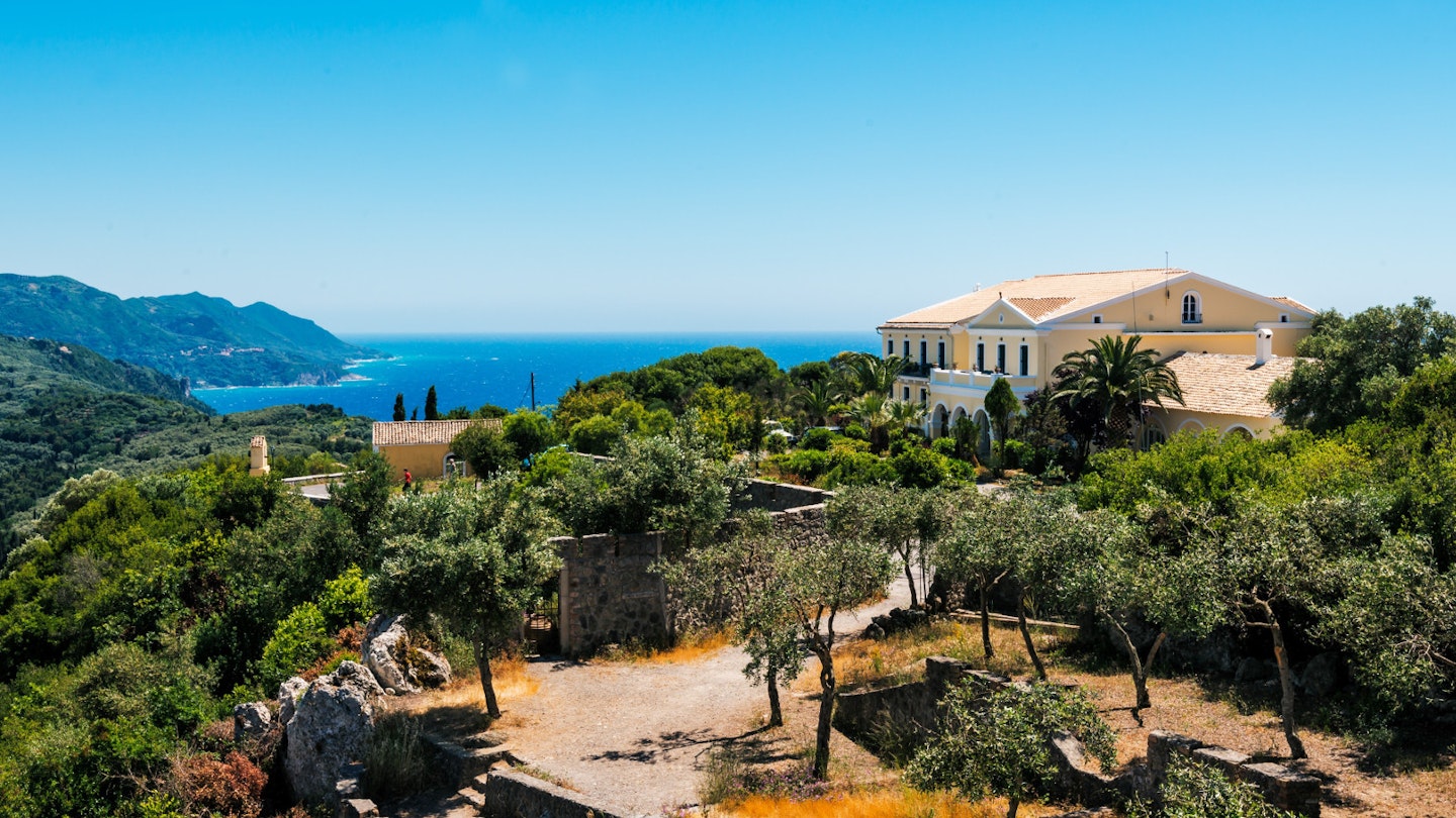 Traditional landscape near Kaiser's Throne on the island of Corfu © Elena Pavlovich / Shutterstock