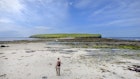 Features - Low tide allows to reach the Brough of Birsay, which preserves the remains of ancient civilizations that from the 7th to the 13th centuries AD inhabited the Orkney islands, Scotland