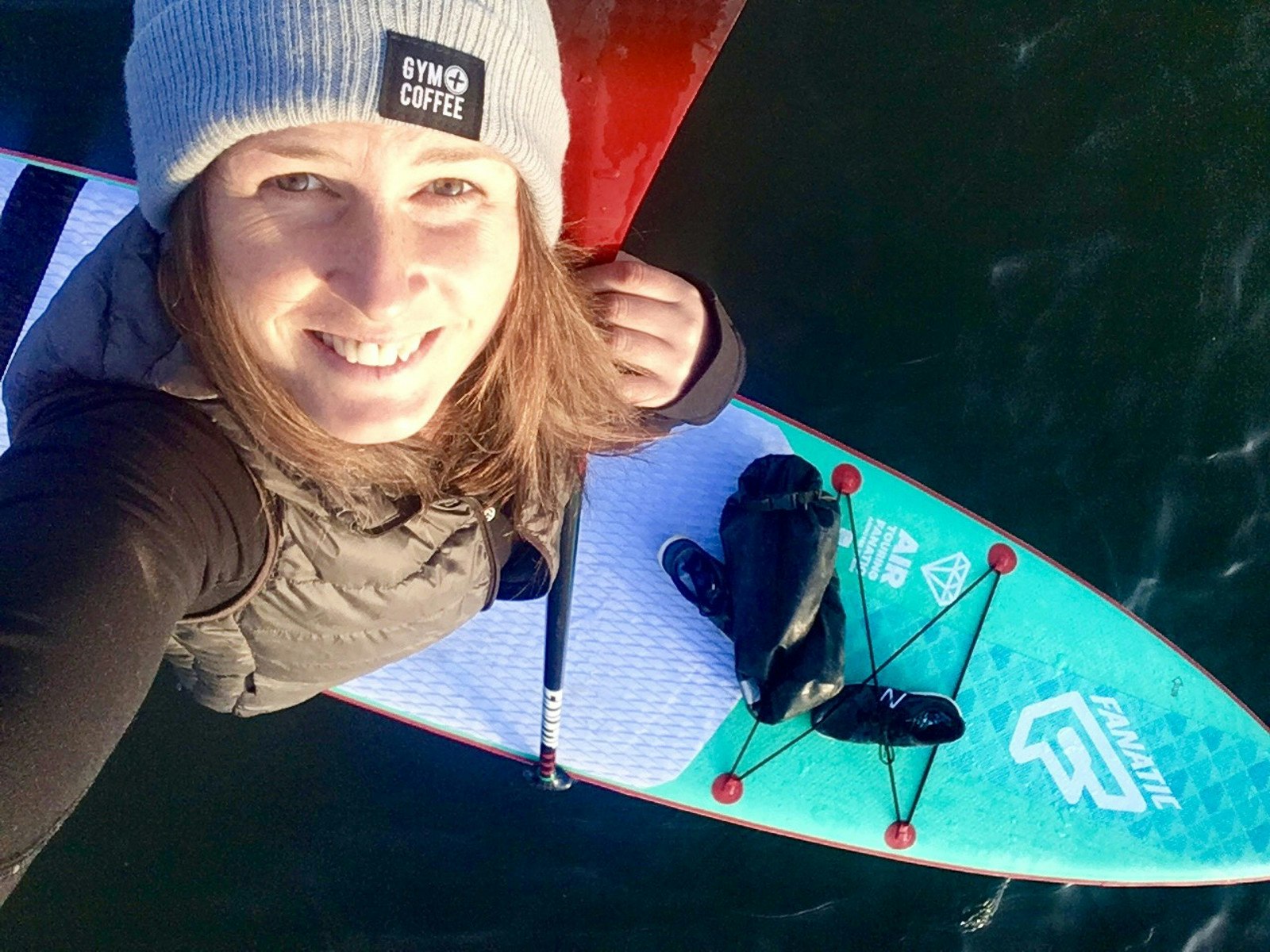 Kiko Mathews taking a selfie on her paddleboard © Kiko Mathews
