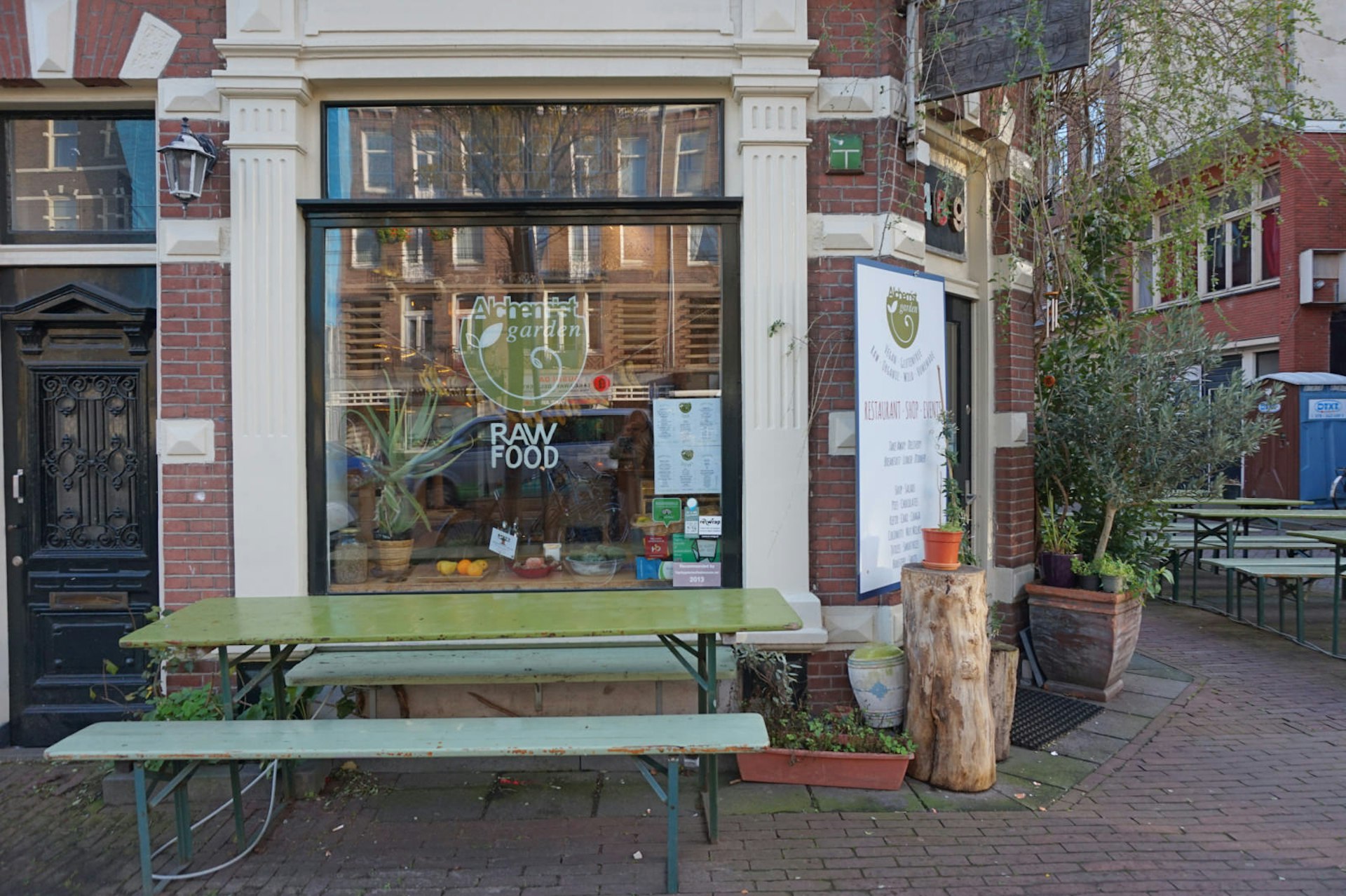 The exterior of Amsterdam's Alchemist Garden © Claire Bissell / Lonely Planet