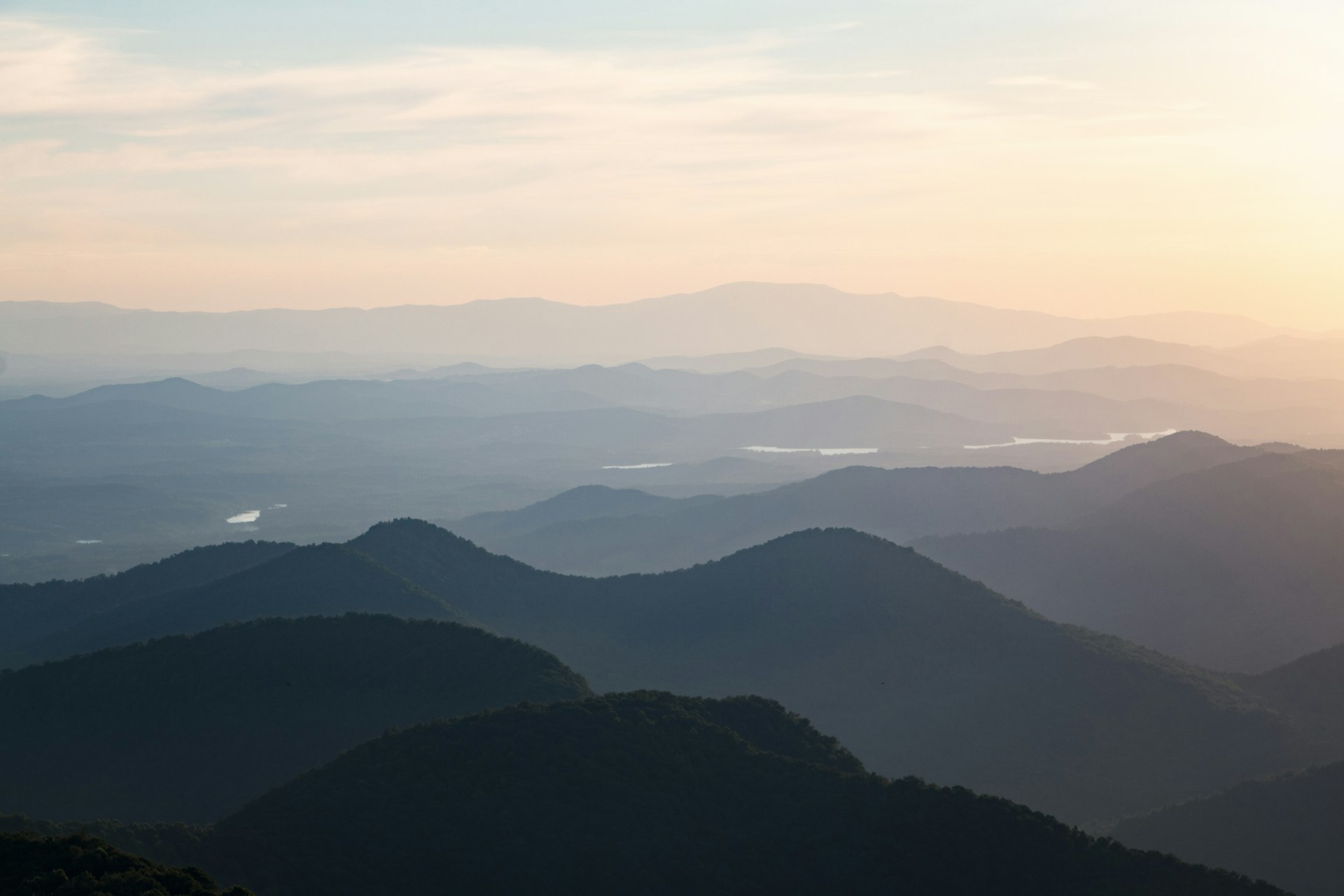 Features - North Georgia Appalachian Mountain Sunset