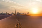 Features - Dubai scenery at sunrise
