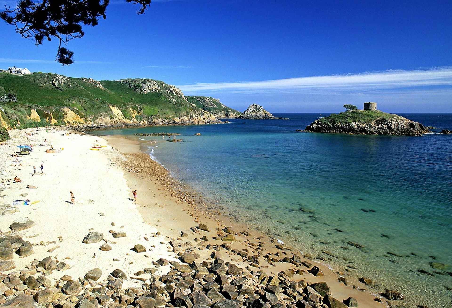 Spectacular beaches like Portelet on Jersey are one of many reasons to visit the Channel Islands © Doug Pearson / Getty Images
