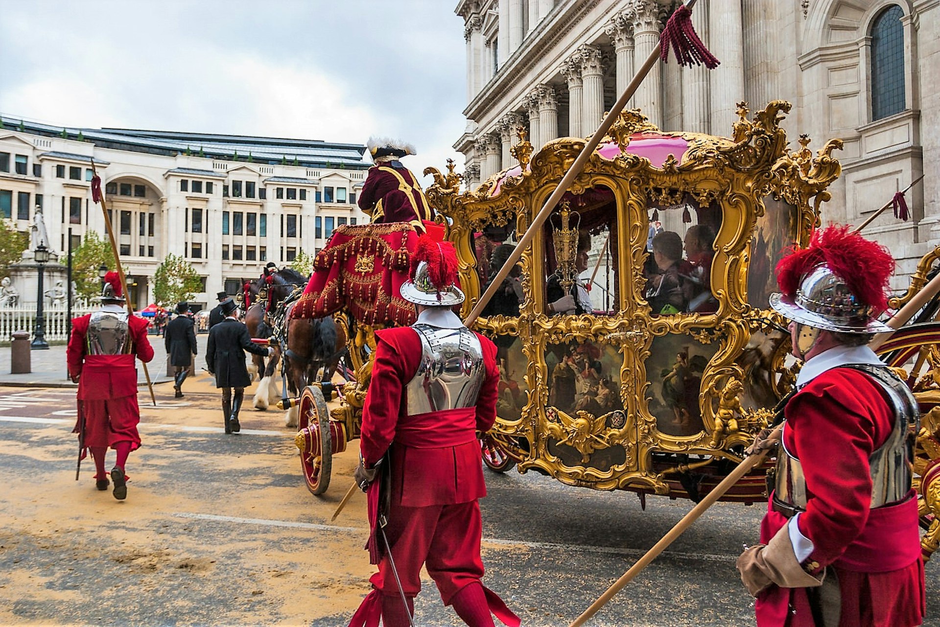 Each year, the new Lord Mayor parades through the streets of The City in their gilded coach © Michael Godek / Getty Images