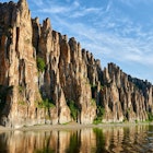 The limestone Lena Pillars are a popular cruise trip from Yakutsk © Vicky Ivanova / Shutterstock