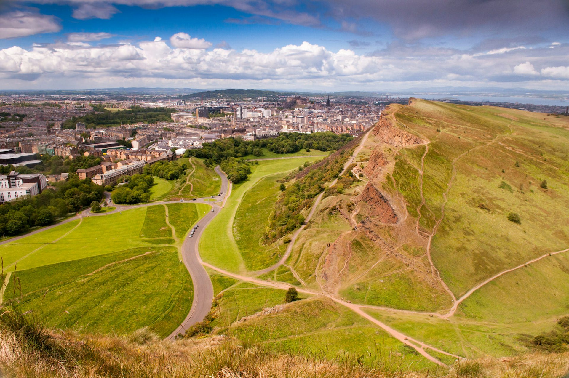 Arthur's Seat offers great views across the city