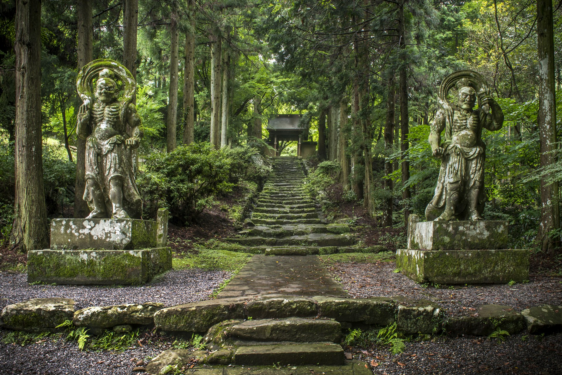Features - Futagoji Temple, Kunisaki Peninsula, Japan