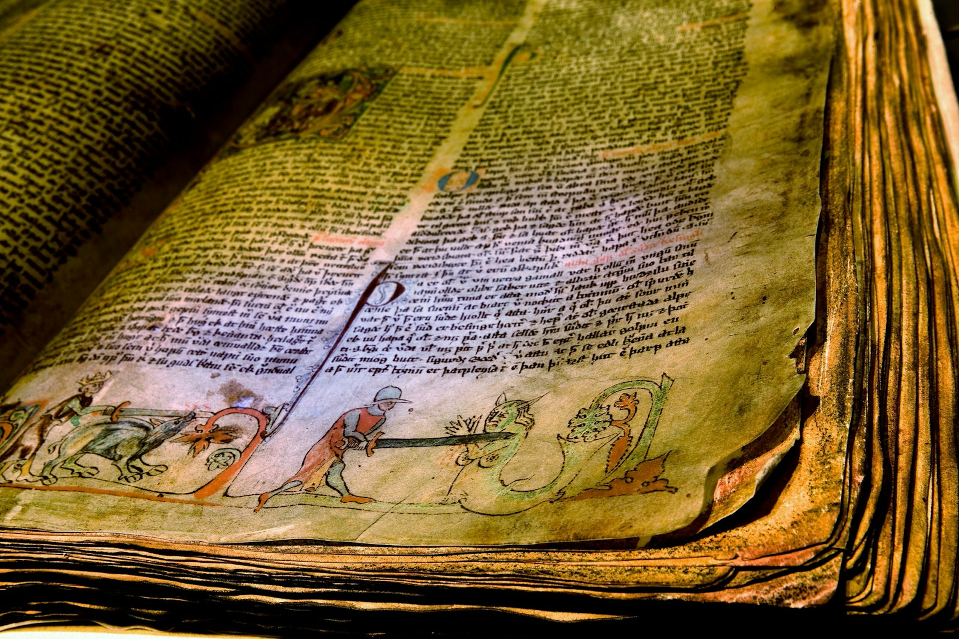 Original Icelandic Saga manuscript