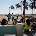 Beach view from La Más Bonita, Valencia