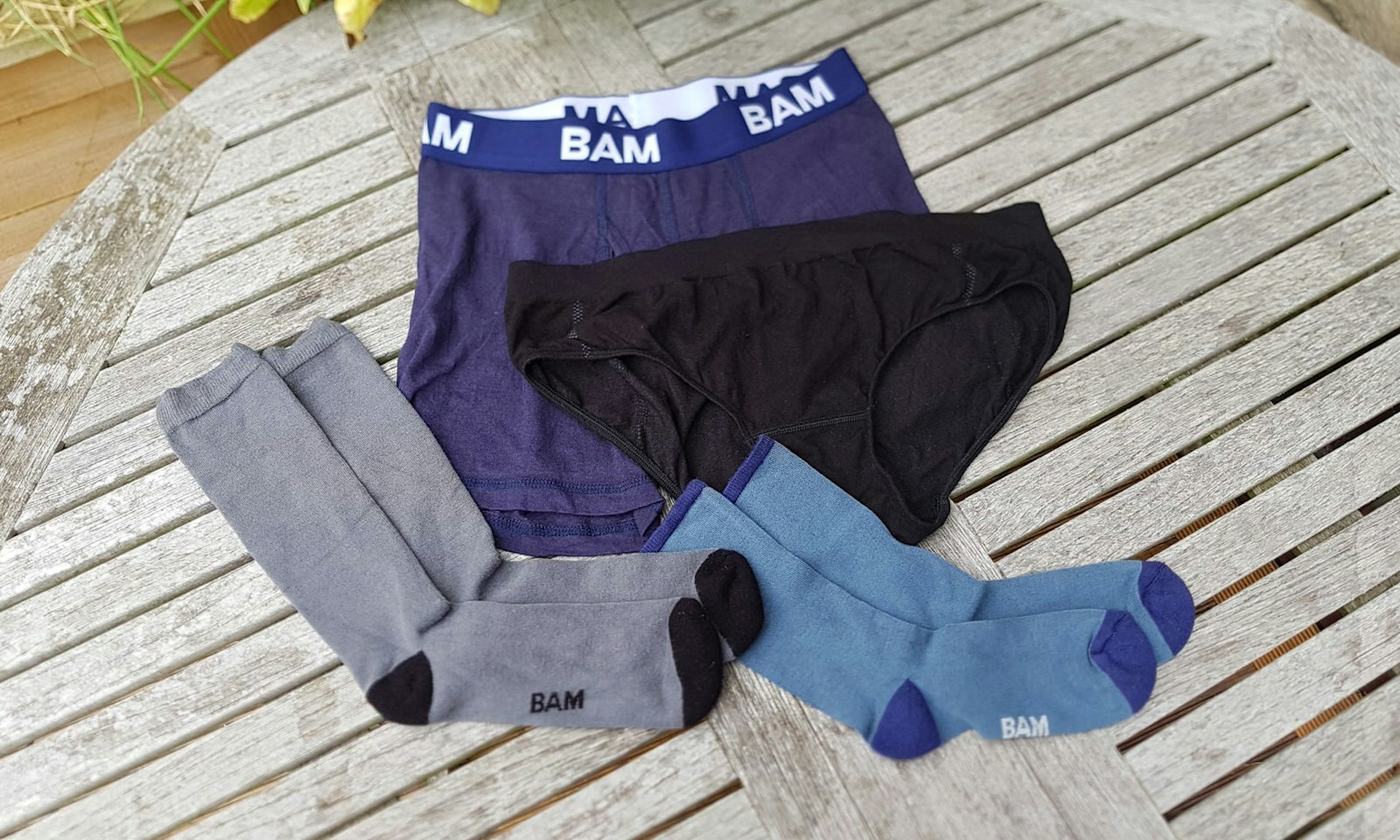 BAM Bamboo socks and underwear