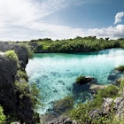 The crystal-clear waters of Weekuri Lagoon, Sumba island, Indonesia