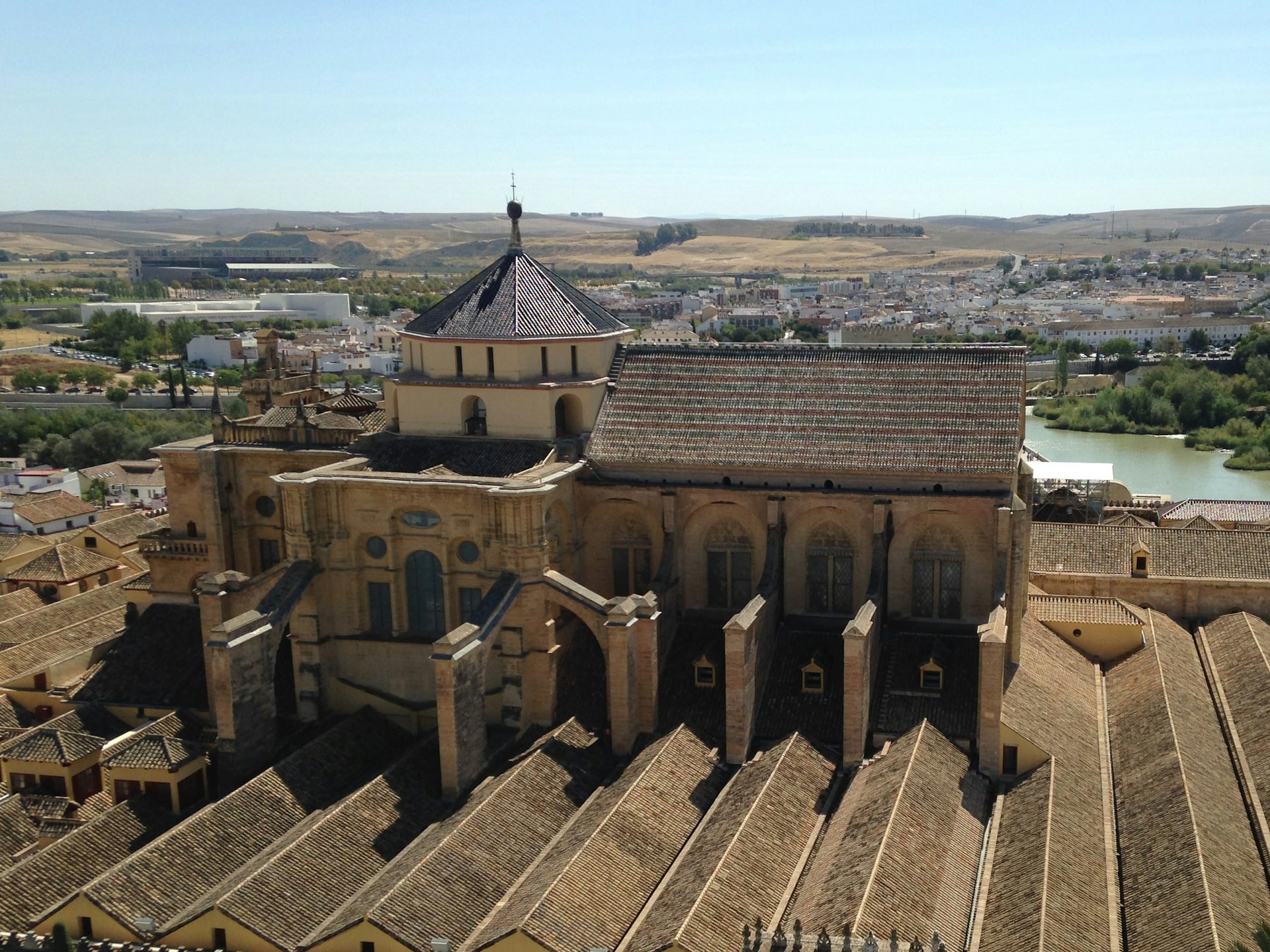 The Mezquita seen from the bell tower (Torre Campanario), formerly the minaret