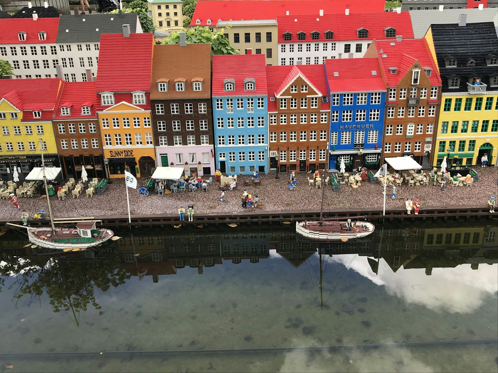 Copenhagen's iconic Nyhavn harbour, recreated from the equally iconic building blocks at Legoland Billund © Abigail Blasi / Lonely Planet
