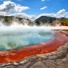 Features - Steam rising off a geo-thermal pool