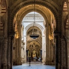 Interior of the Great Mosque and Cathedral of Cordoba