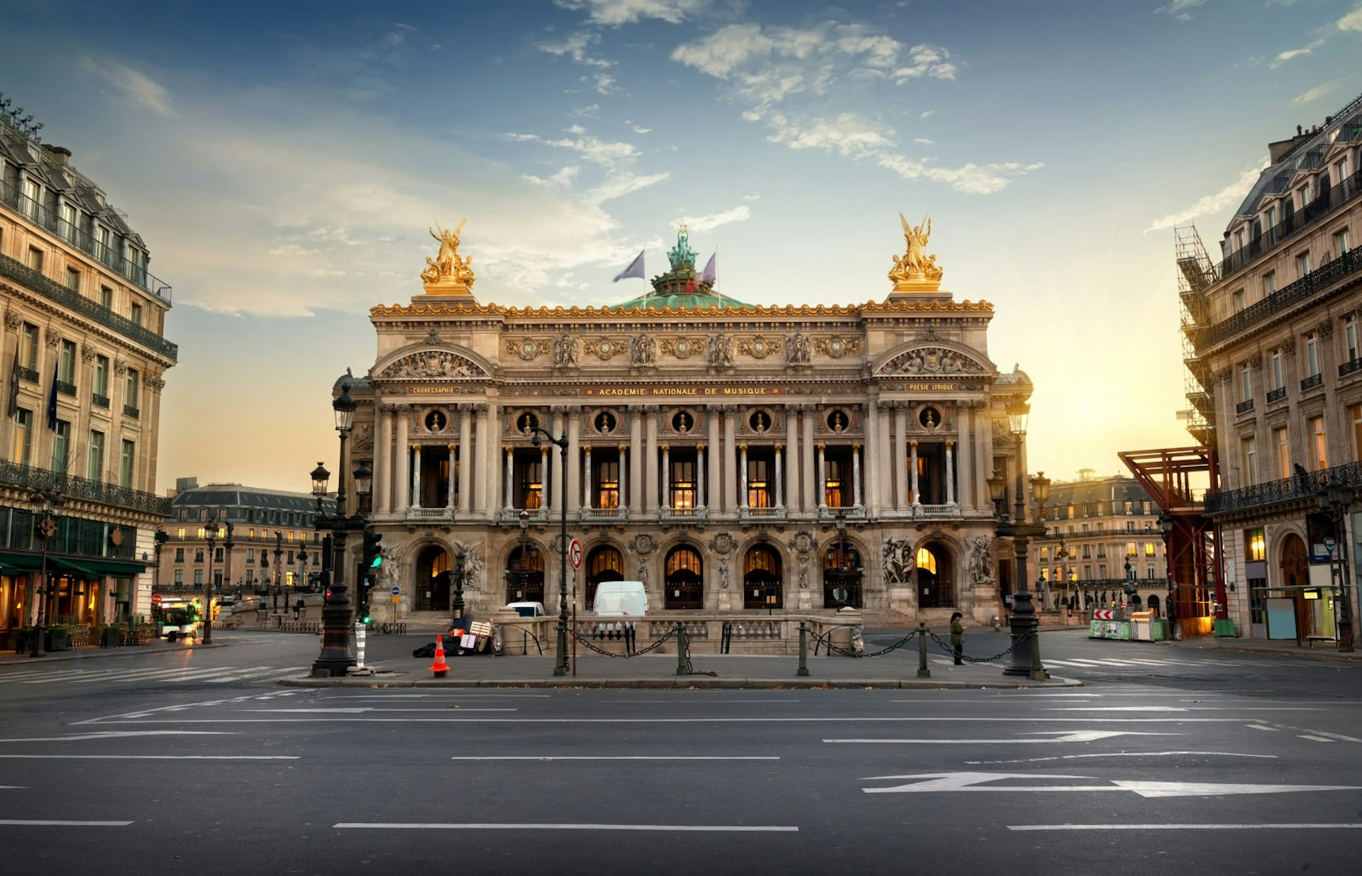 The opulent Palais Garnier opera house in Paris