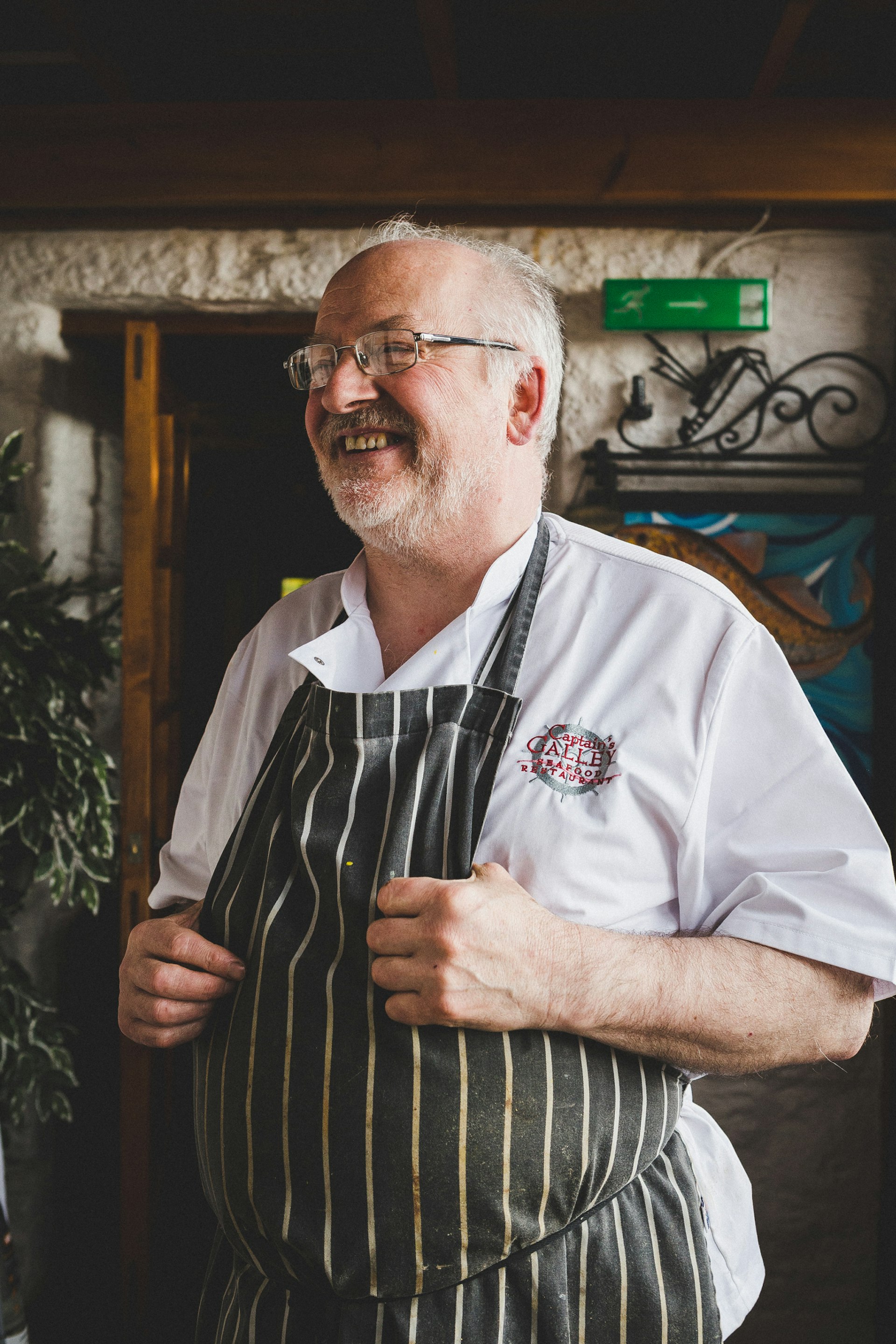 Chef Jim Cowie at the Captain's Galley in Scrabster 