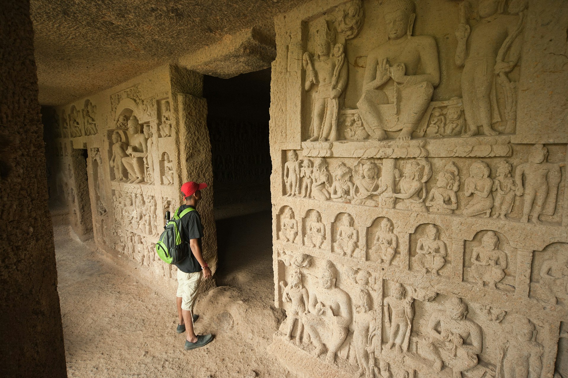 Ancient Buddhist art at the Kanheri Caves in Sanjay Gandhi National Park © Hira Punjabi / Getty Images