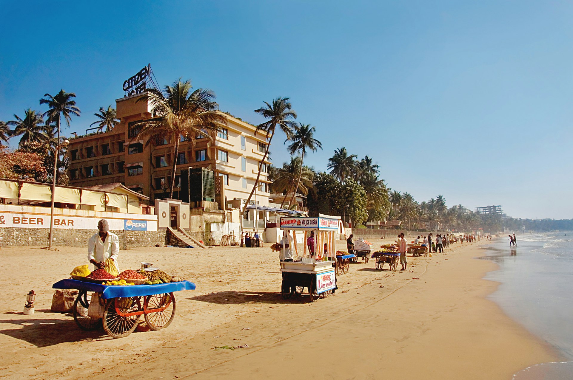 Juhu Beach is a prime location for Bollywood song and dance numbers © Joe Lasky / Getty Images