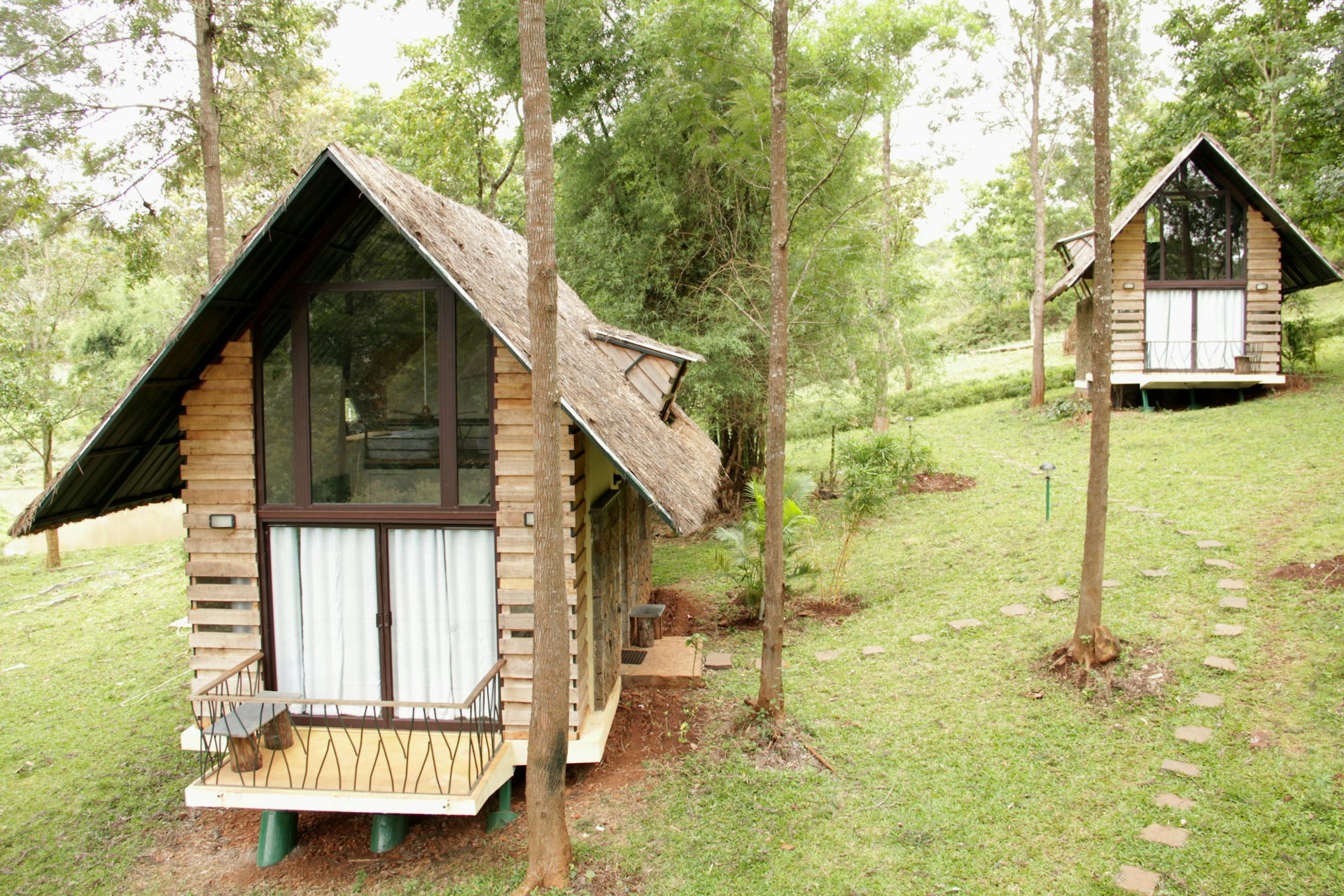 Stylish cottages edge onto the forest at Gorukana © Supriya Sehgal / Lonely Planet