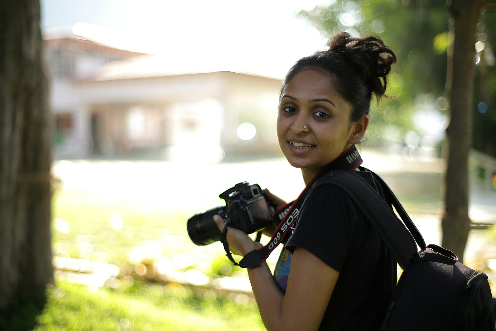 Supriya hard at work behind the lens © Supriya Sehgal / Lonely Planet