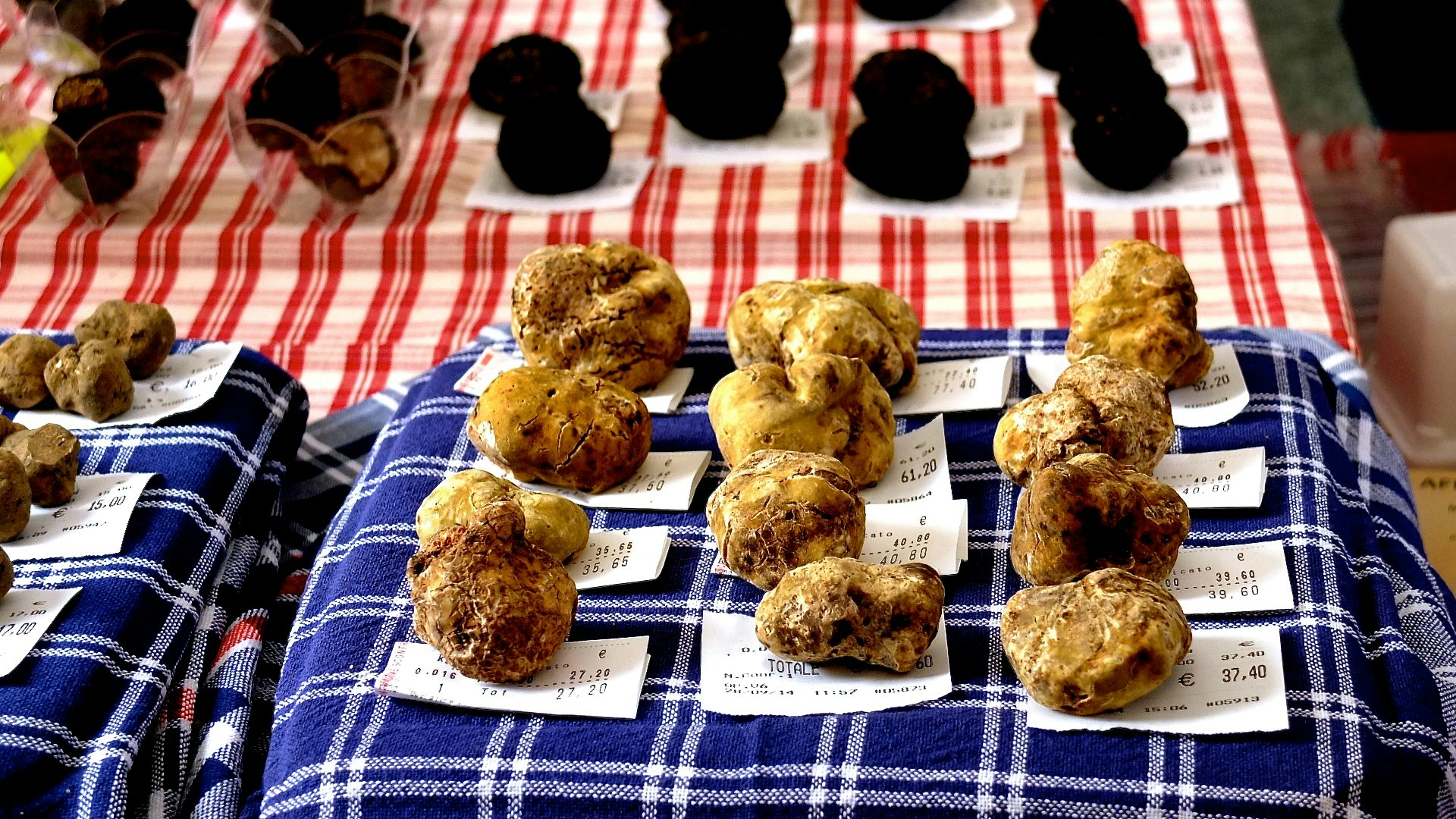 Features - High Angle View Of Truffles For Sale In Market