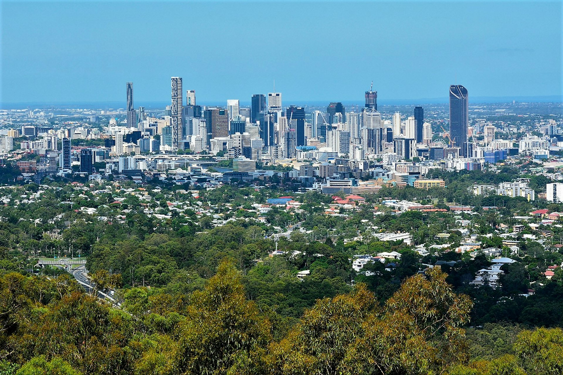 View from Mt Coot-tha