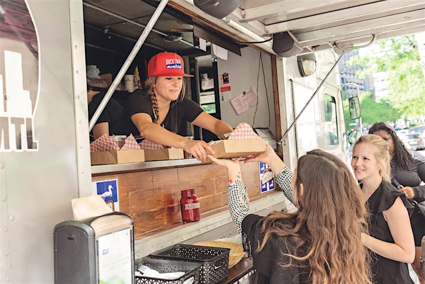 Food trucks: The Duck Truck, Montréal, Québec