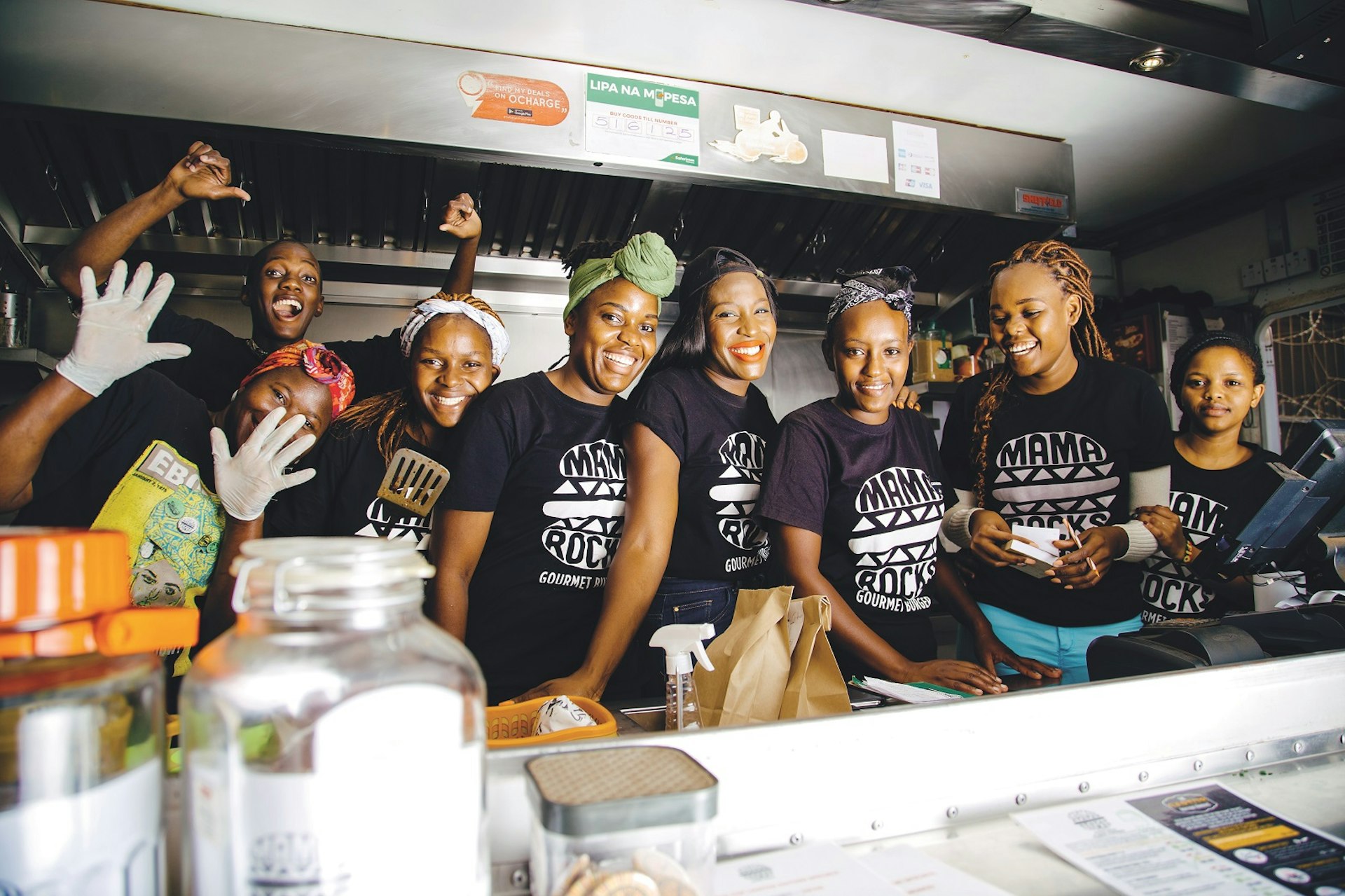 Food trucks: Mama Rocks Gourmet Burger, Nairobi, Kenya