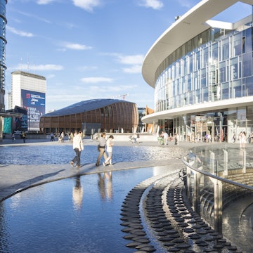 Milan is a city flourishing with new urban landscapes such as the Gae Aulenti square