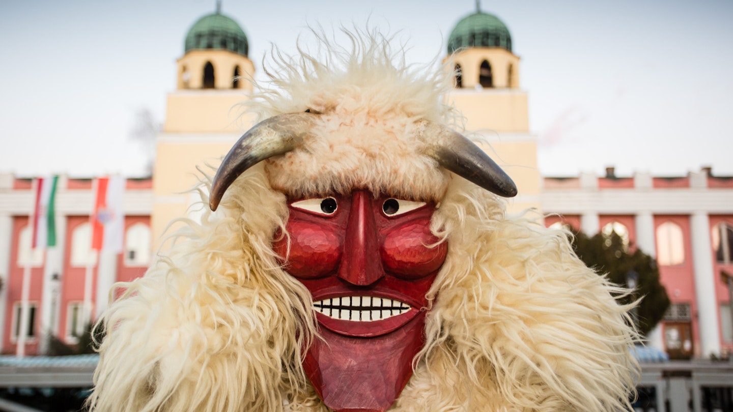 The annual Busójárás carnival in Mohács © Istvan Csak / Shutterstock