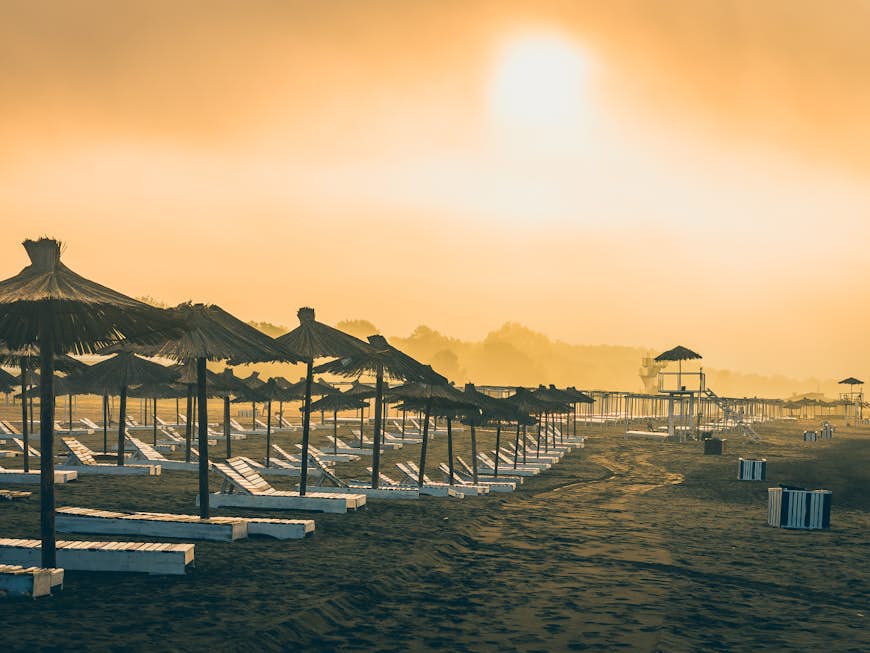 A peaceful morning at the 12km-long Velika Plaža in Ulcinj © Krzysztof Szaro / Shutterstock