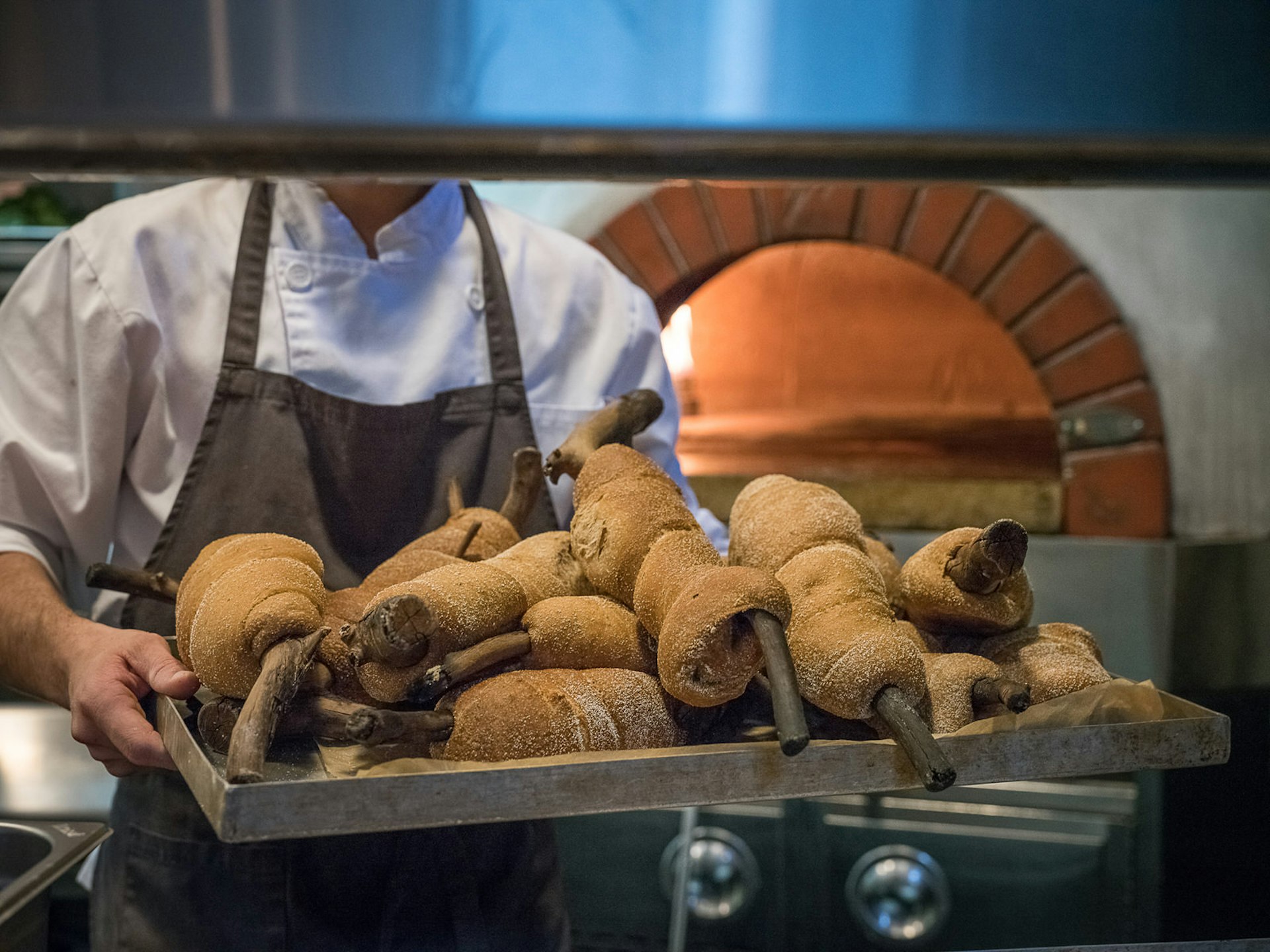 Spiced bread at Mashya, Tel Aviv