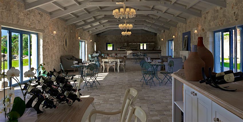 USCA winery's stone-built tasting room