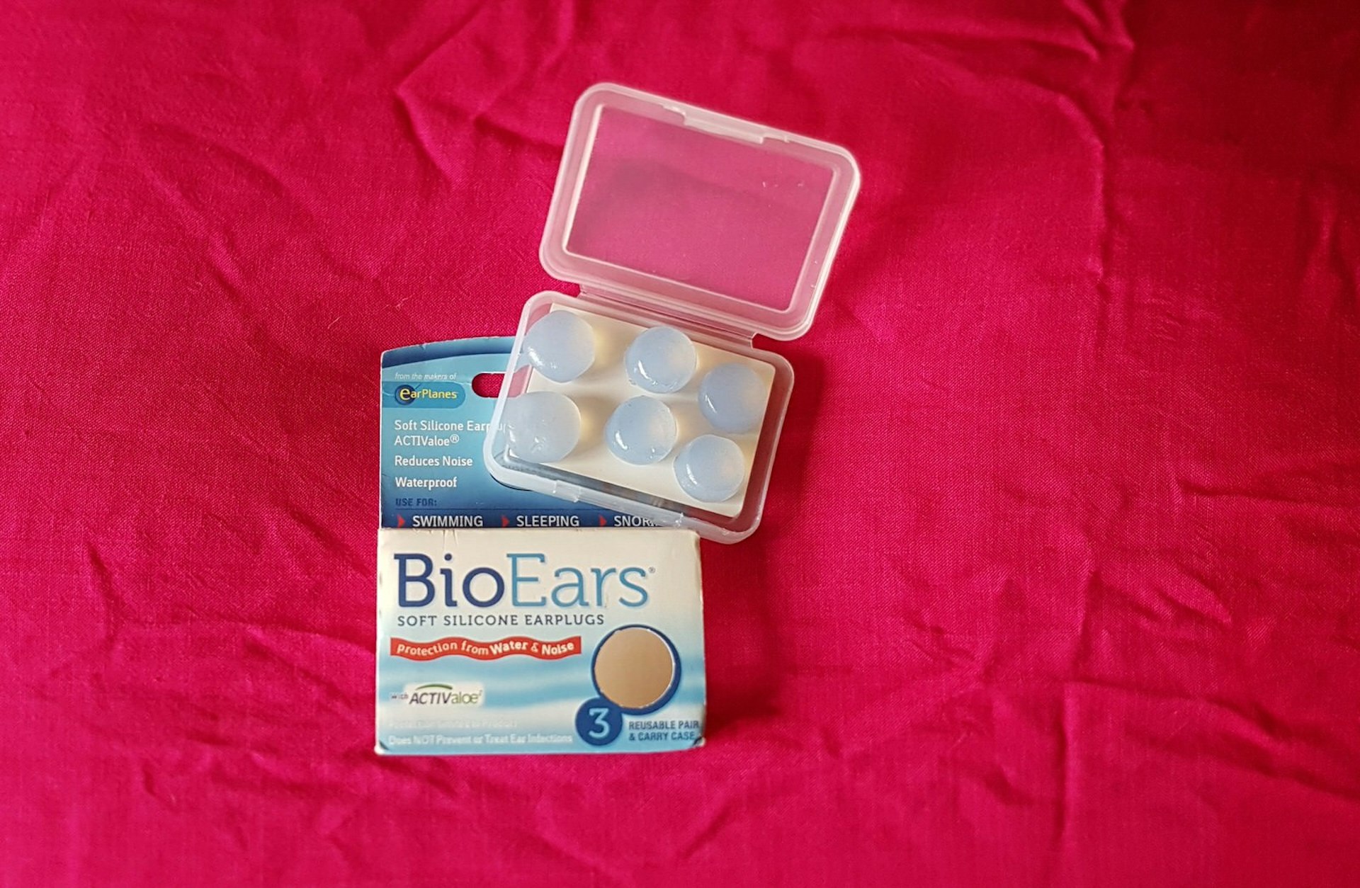 BioEars silicone earplugs