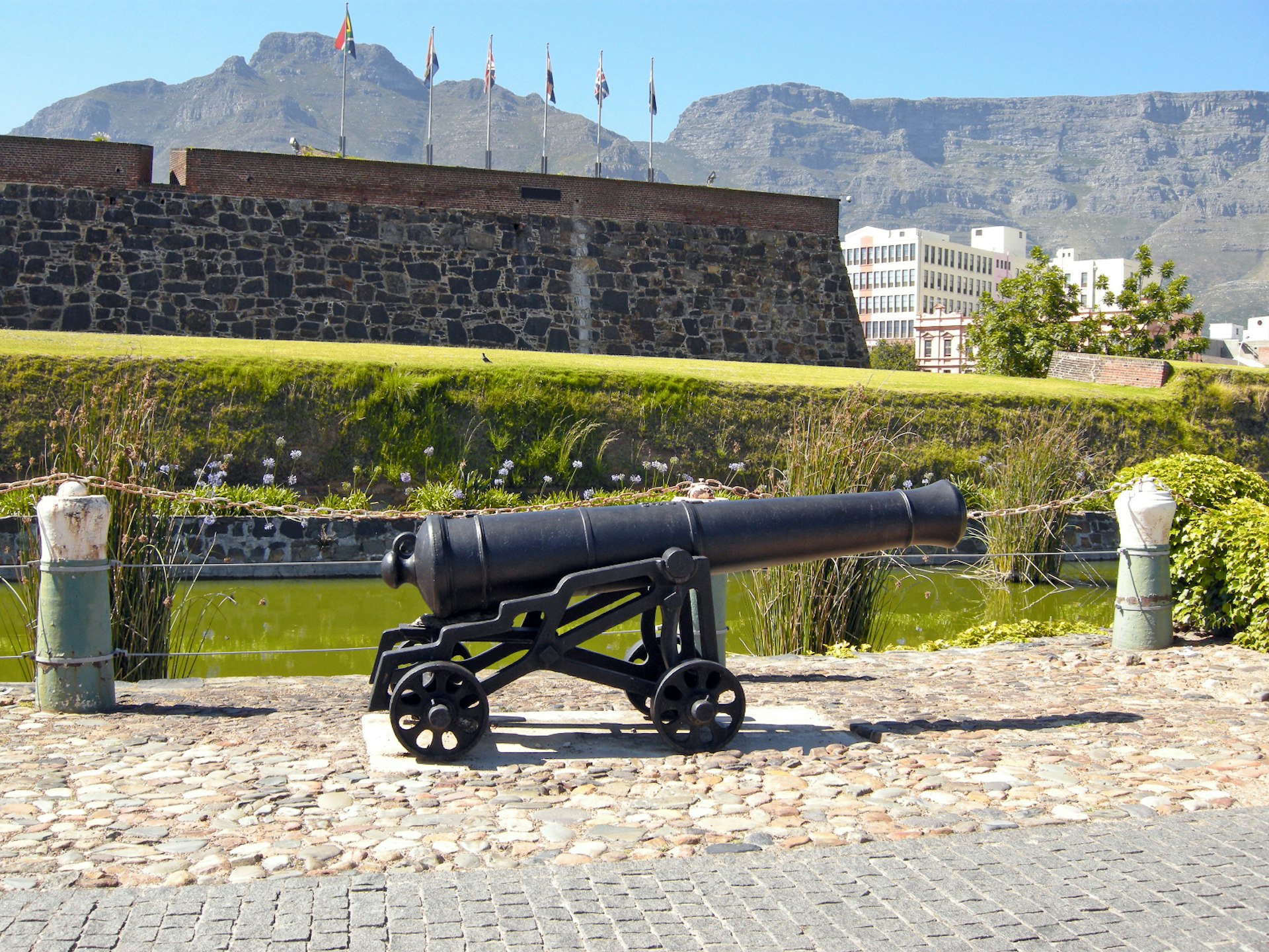 The canon at the Castle of Good Hope 