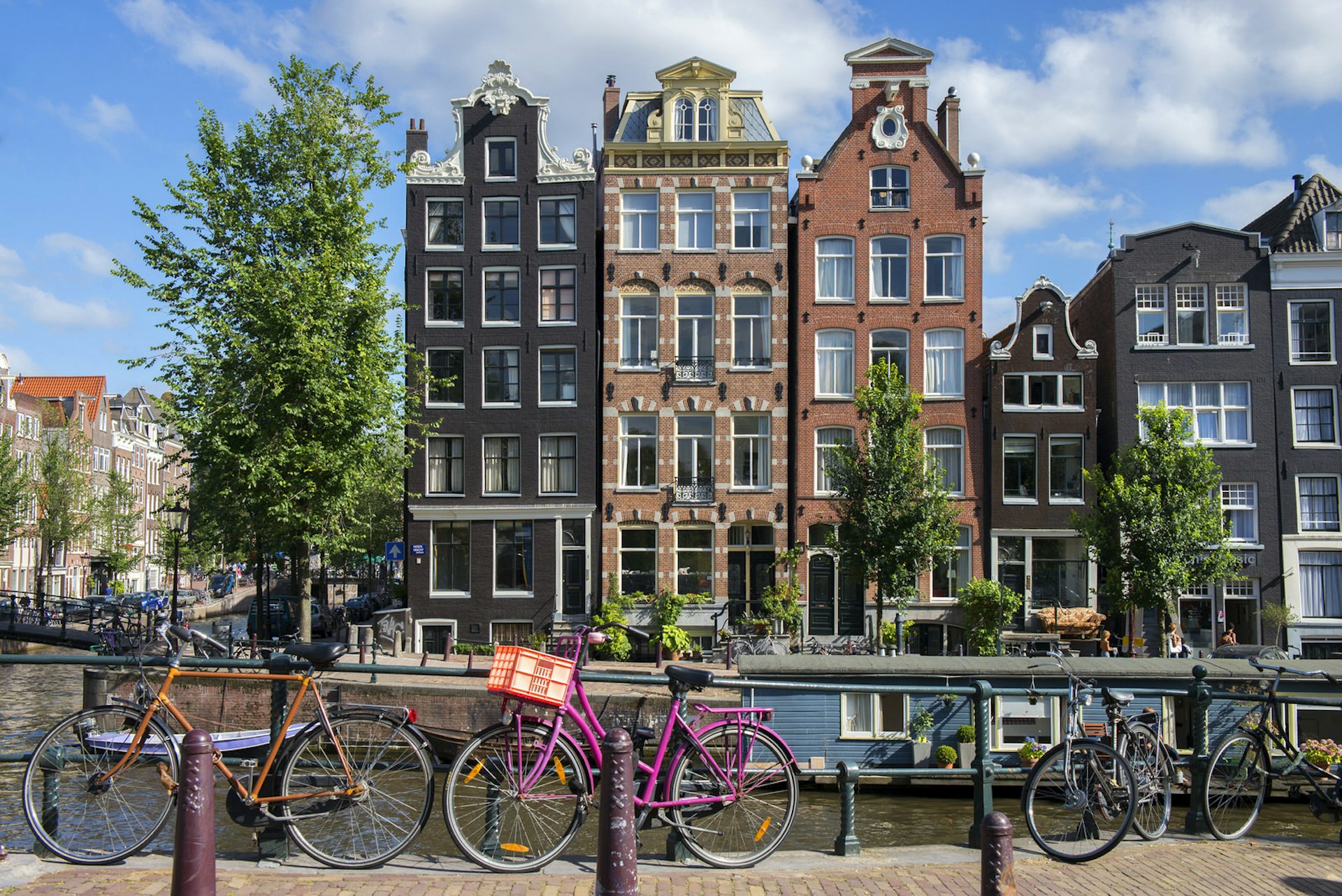 Traditional buildings in Amsterdam