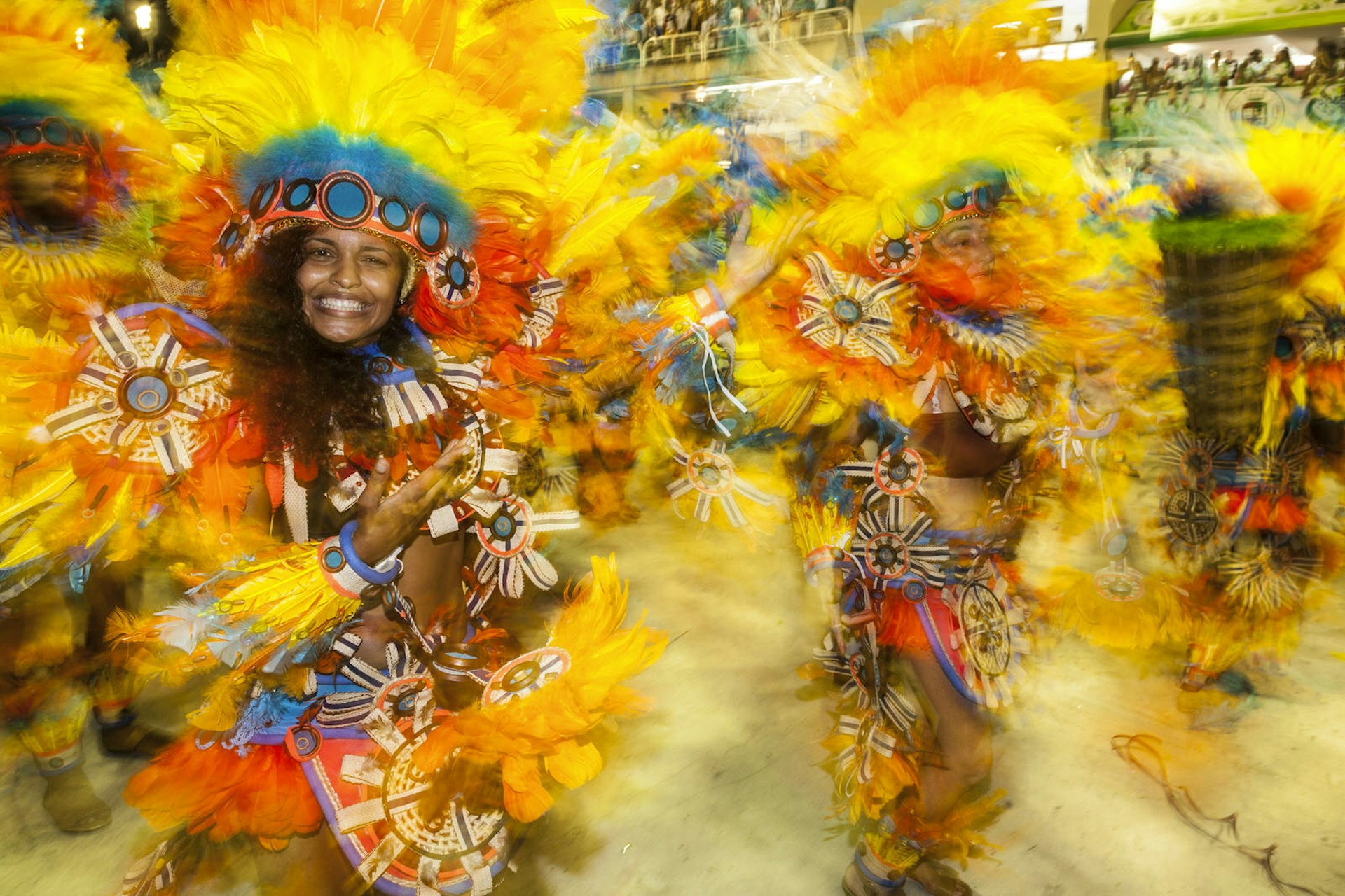 Carnival performers in Rio de Janeiro, Brazil