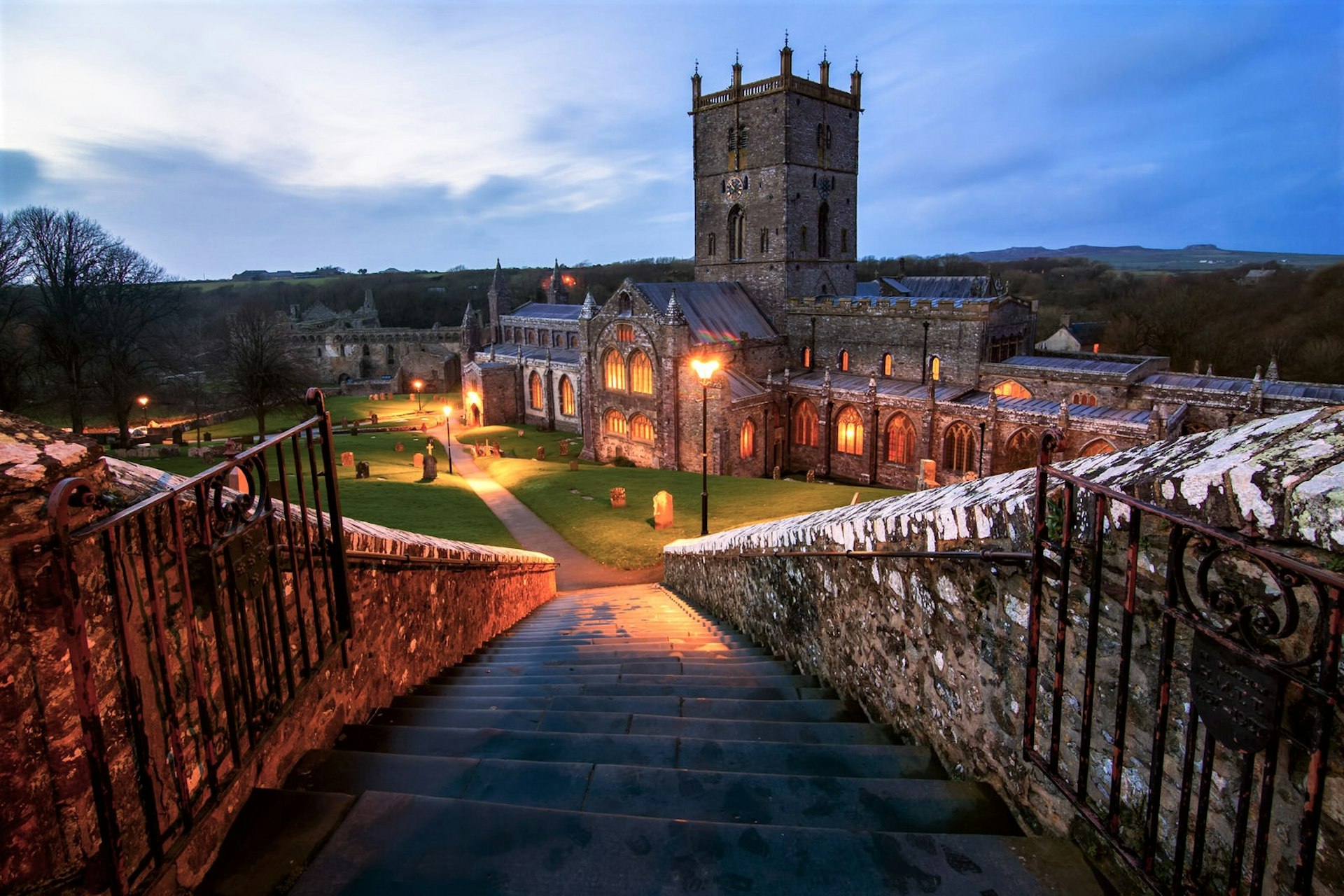 St Davids Cathedral at twilight © Joe Daniel Price / Getty Images