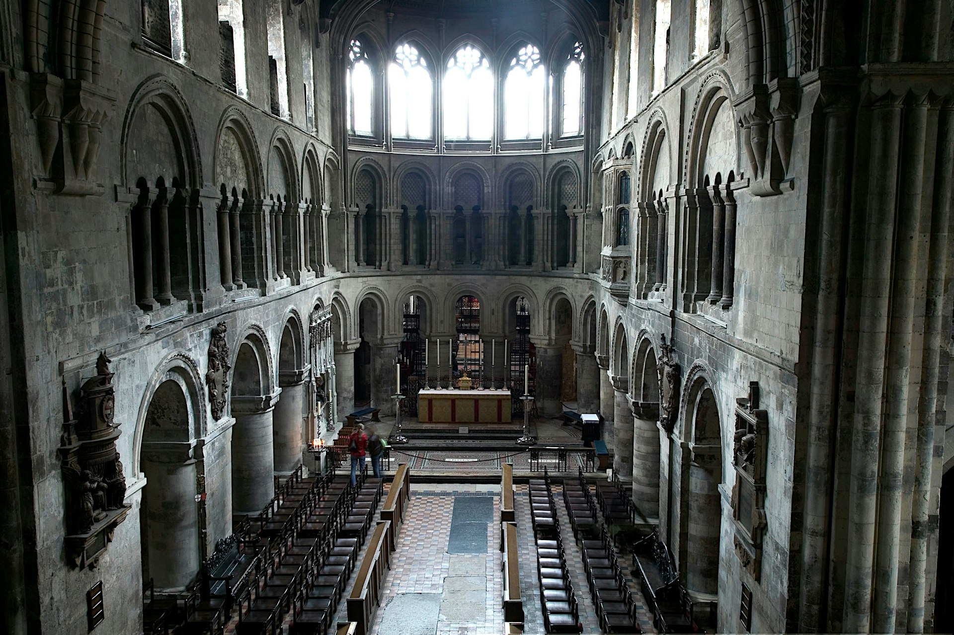 The interior of St Bartholomew-the-Great church is one of London's oldest.