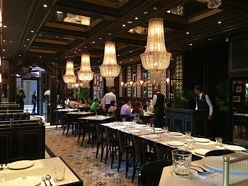 The dining room at National Kitchen by Violet Oon restaurant in Singapore