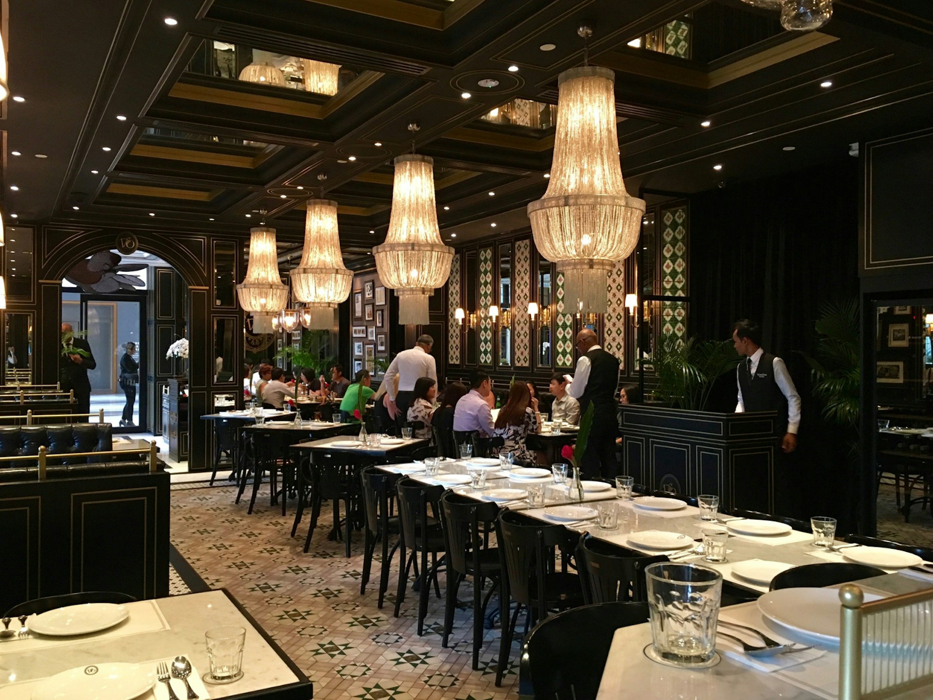 The dining room at National Kitchen by Violet Oon restaurant in Singapore
