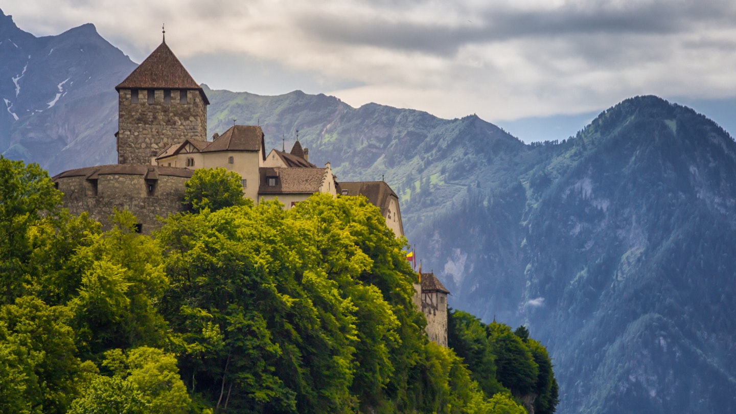 Liechtenstein's petite capital Vadiz is crowned by the 12th-century Schloss Vaduz © stifos / Shutterstock