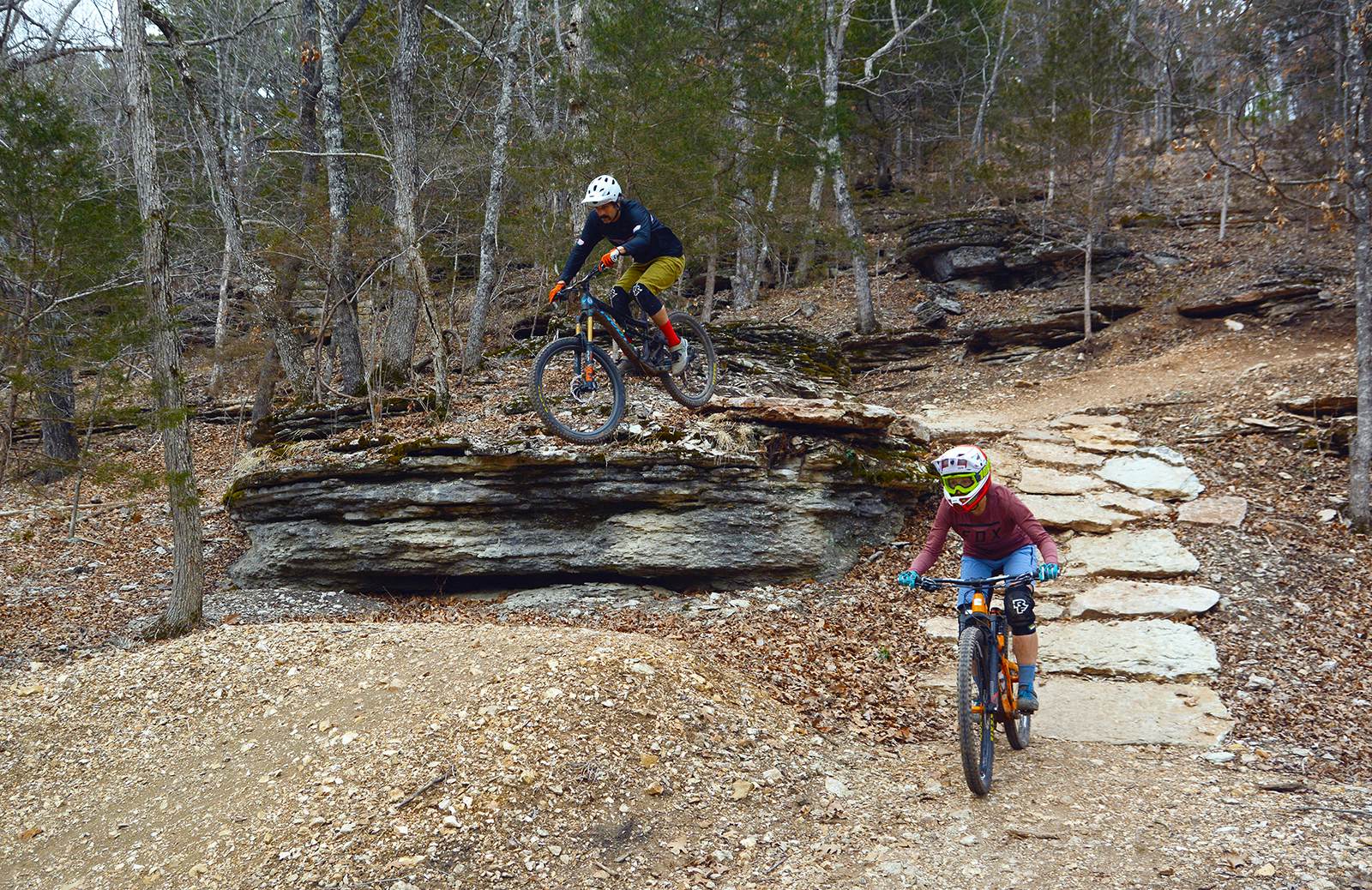 the bike trail