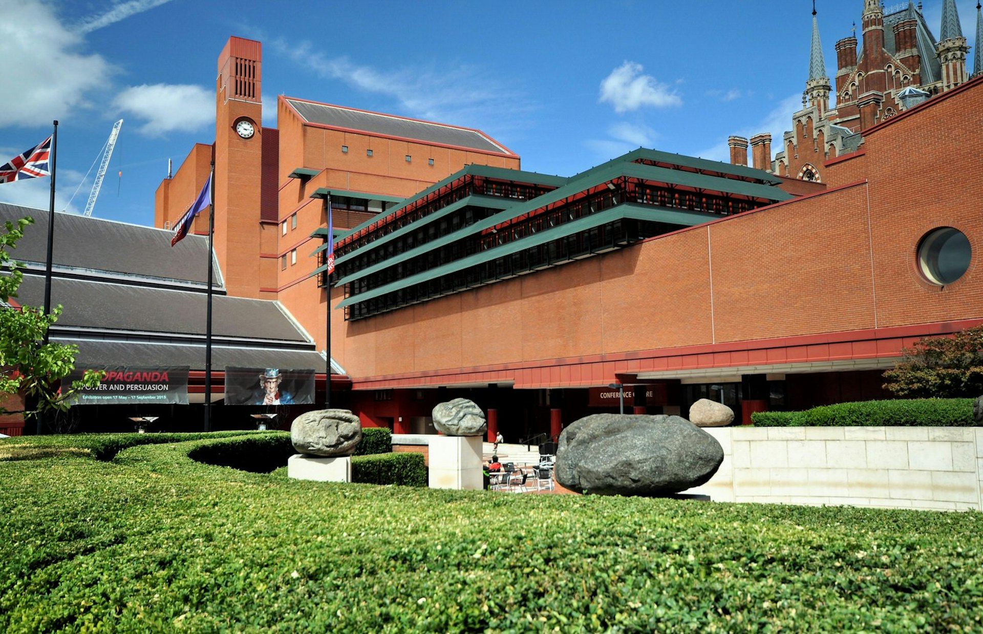 The exterior of the British Library