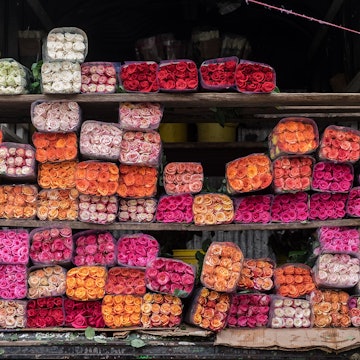 Features - Full Frame Shot Of Colorful Flowers For Sale At Market