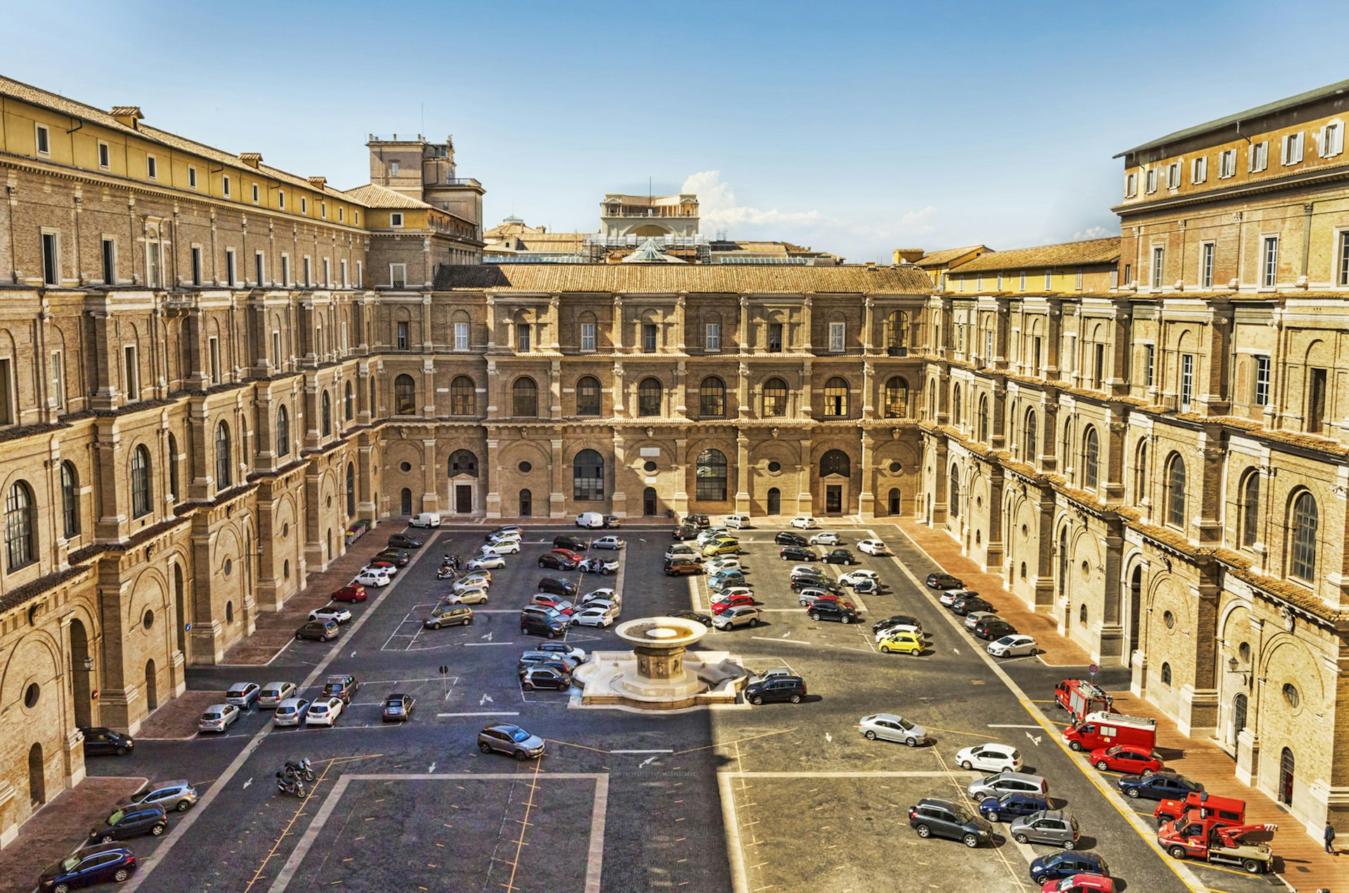 The Vatican’s Cortile del Belvedere (Belvedere Courtyard)